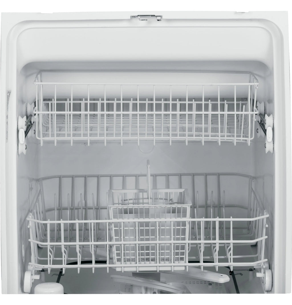 GE - SpaceMaker 24 Built-In Dishwasher - Stainless steel