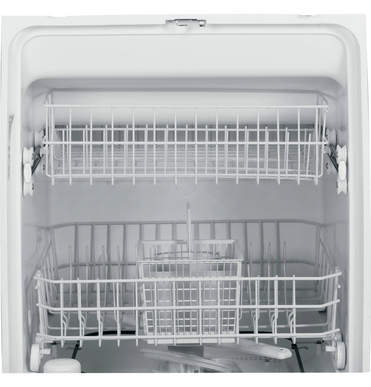 GE - SpaceMaker 24 Built-In Dishwasher - Stainless steel