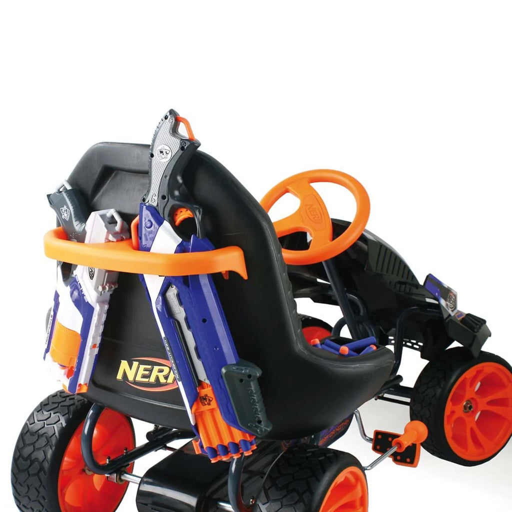 Nerf Battle Racer Ride-on Pedal Go-Kart for Boys and Girls, Multi-color