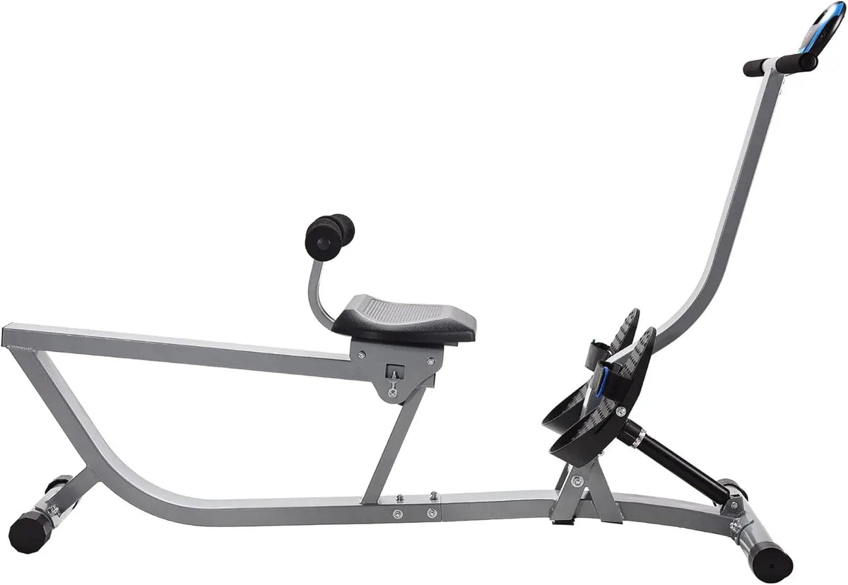 Stamina Hydraulic Rower Machine with Smart Workout App - Rowing Machine with Adjustable Resistance for Home Gym Fitness