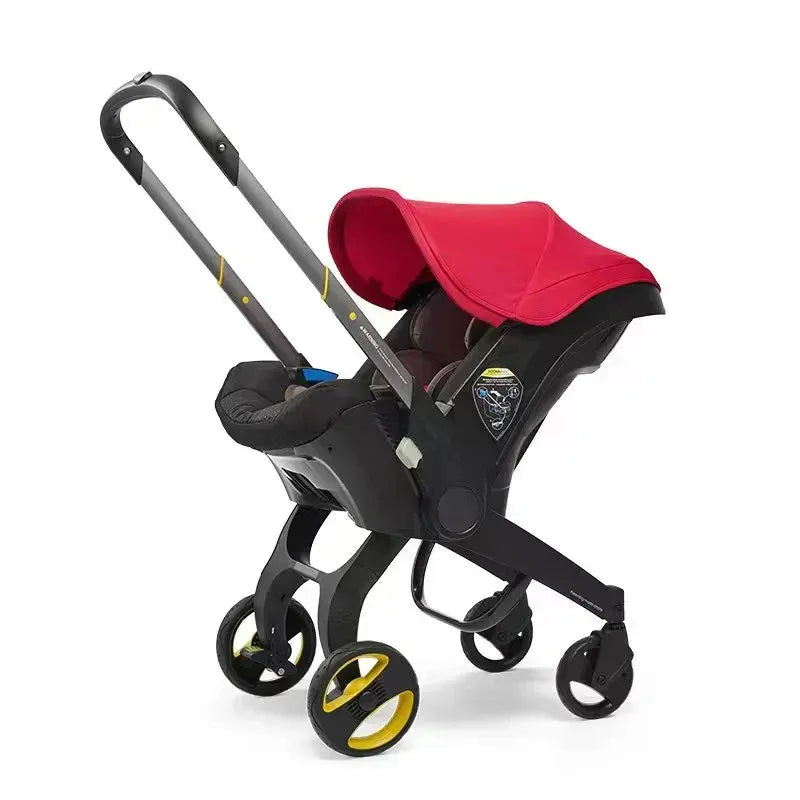 Compact 4-in-1 Baby Stroller & Car Seat Travel System for Newborns