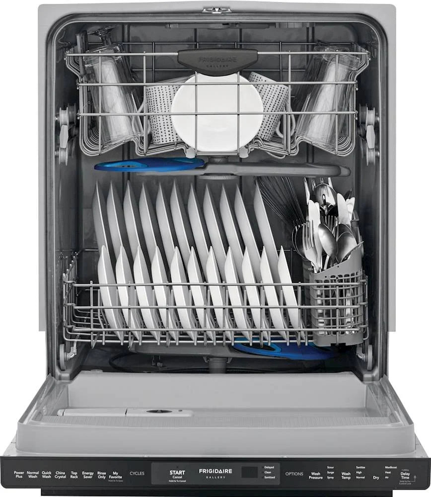 Frigidaire - Gallery 24 Top Control Tall Tub Built-In Dishwasher - Stainless steel