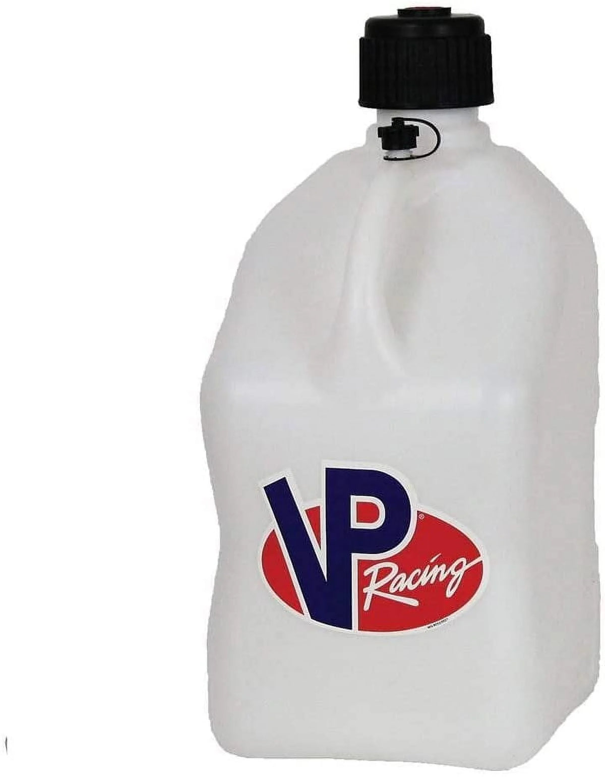 VP Racing Fuels 14 Inch Standard Replacement Motorsport Container Hose and 5 Gallon Fuel Liquid Container Jug, White 2 Pack