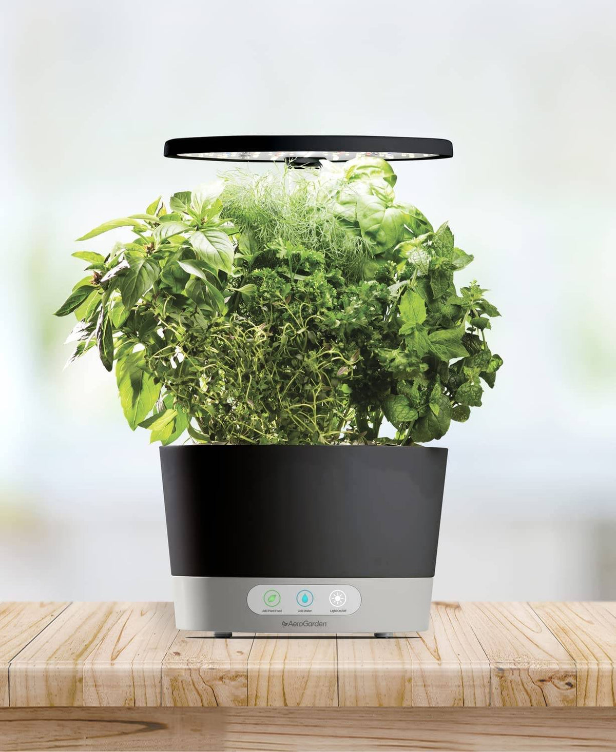 AeroGarden Harvest 360 â Indoor Garden with LED Grow Light, Round, Compact Design, White