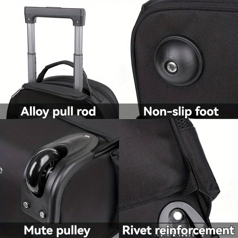 Large Capacity Wheeled Travel Backpack