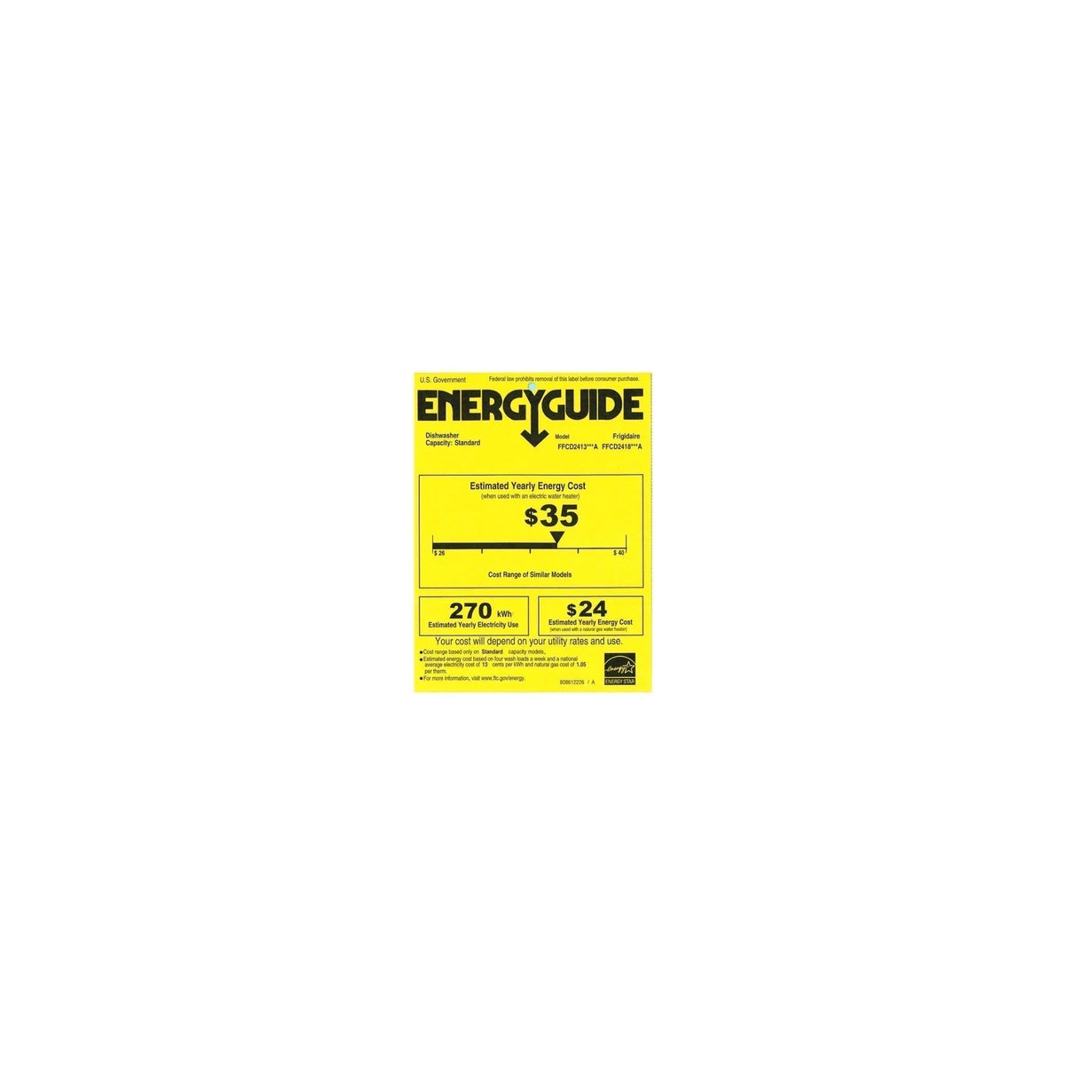 Frigidaire - 24 Front Control Tall Tub Built-In Dishwasher - Stainless steel