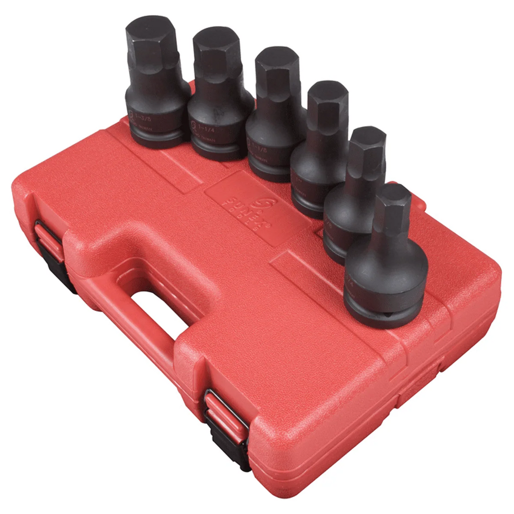 6 PC 1 DR SAE HEX DRIVER IMPACT SET