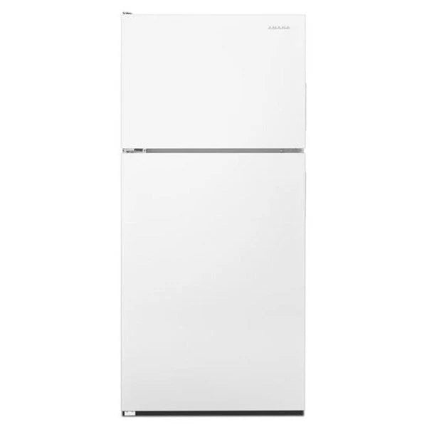 18 cu ft Top Freezer White Refrigerator
