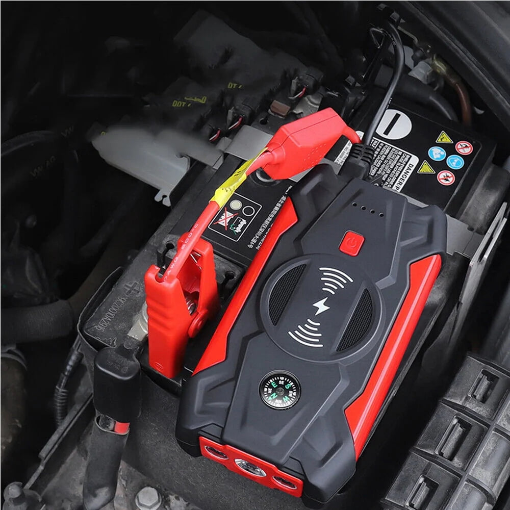 Xhy 39800mAh Car Jump Starter Portable Battery Pack Booster Jumper Box Emergency Start Wireless Charging Power Bank with LED Light