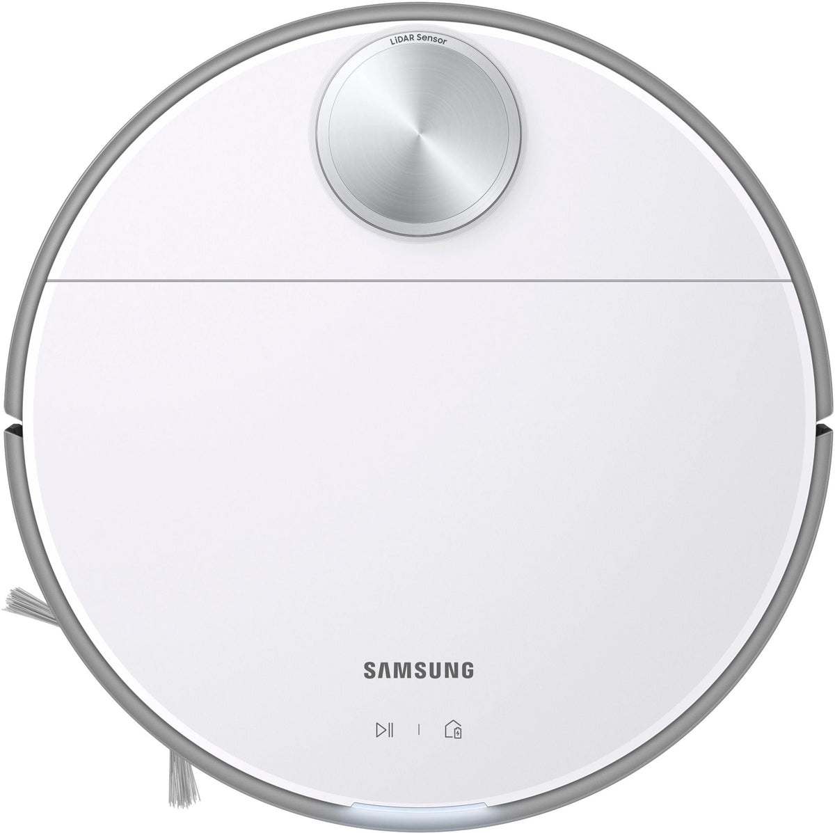 Samsung - Jet Bot+ Robot Vacuum with Clean Station - White