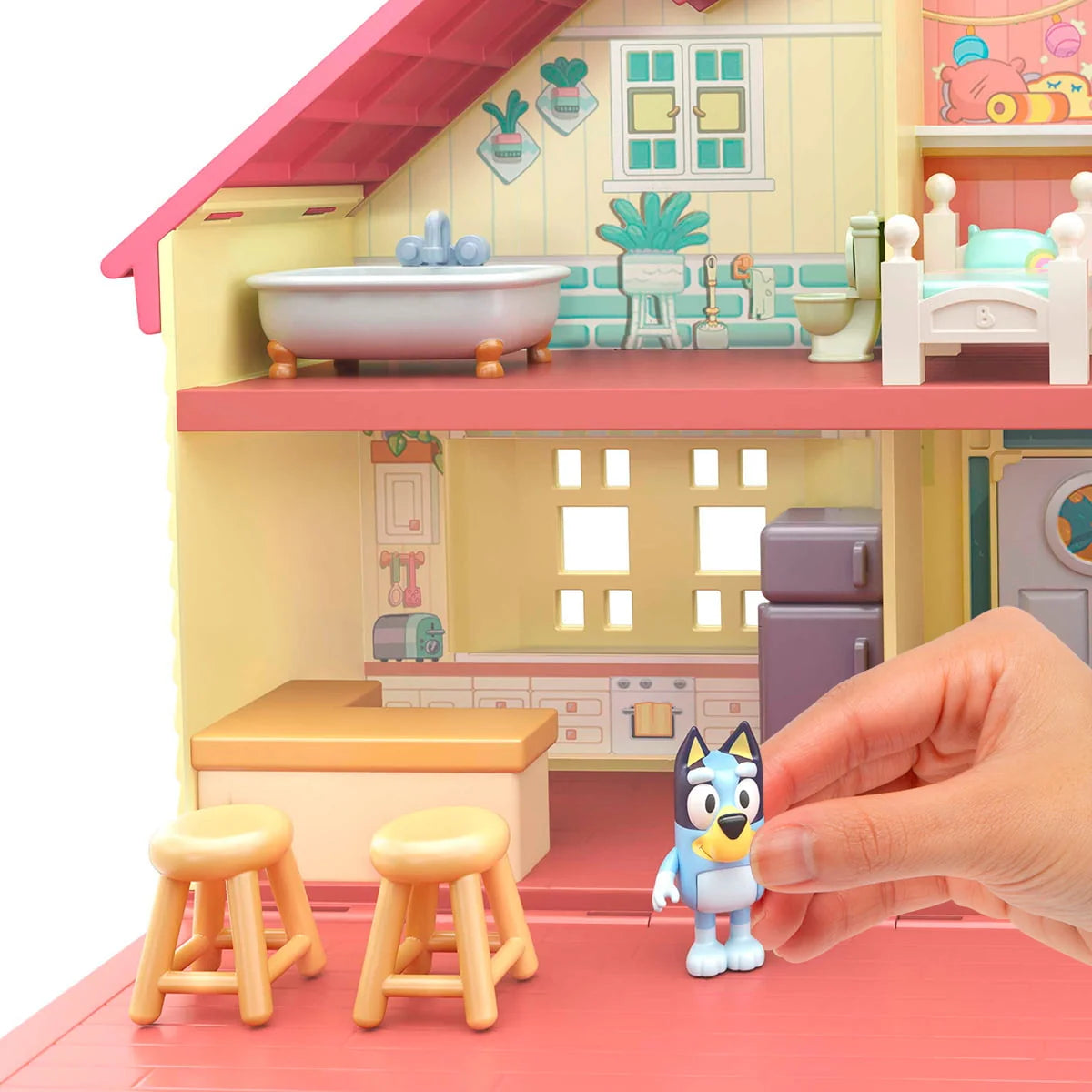 Bluey Family Home - Bluey 2.5-3 Figure with Home Playset
