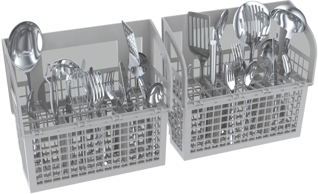 Bosch - 800 Series 24 Top Control Built-In Dishwasher with CrystalDry, Stainless Steel Tub, 3rd Rack, 40 dBa - Stainless steel