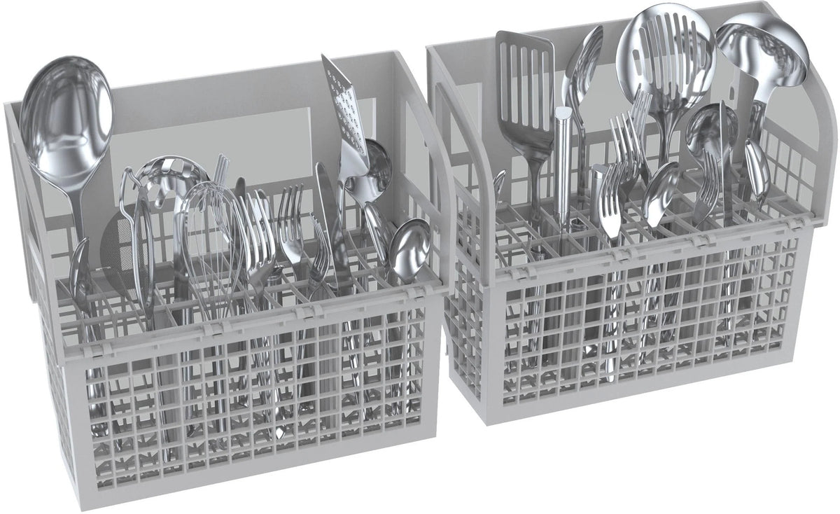 Bosch - 800 Series 24 Top Control Built-In Dishwasher with CrystalDry, Stainless Steel Tub, 3rd Rack, 40 dBa - Stainless steel