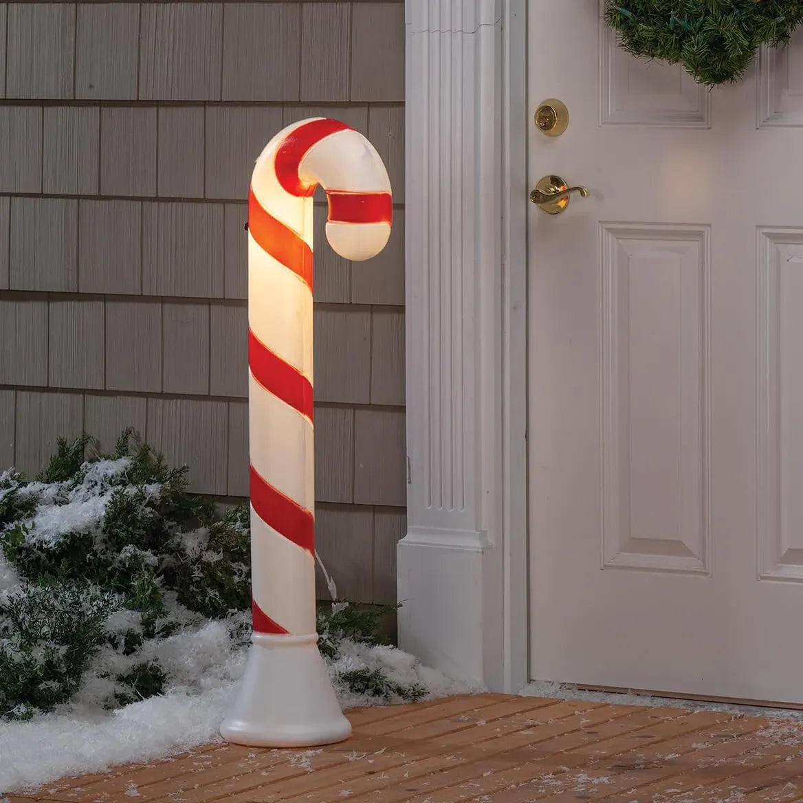 Fox Valley Traders Candy Cane Lighted Blow Mold