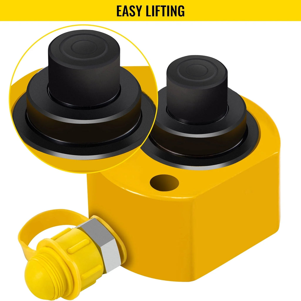 VEVOR Hydraulic Cylinder Jack, Hollow Ram Jack 30 Ton 2(50mm)Stroke Durable 10000 Psi Single Acting