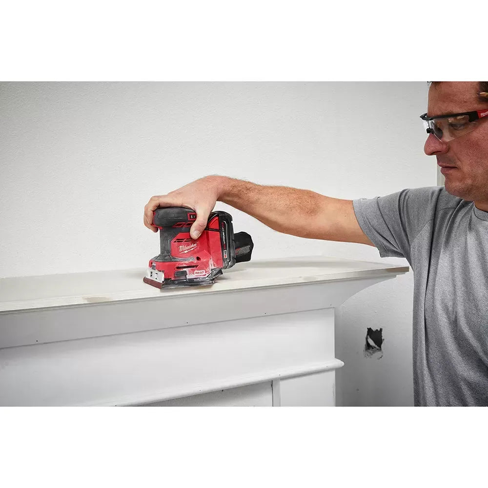 Milwaukee 2649-20 M18 18V 1/4 Cordless Orbital Sheet Sander - Bare Tool