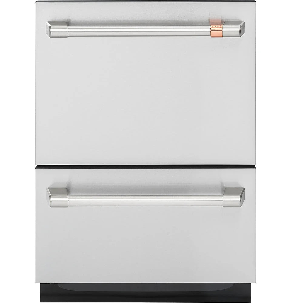 Café 24 Top Control Built-In Double Drawer Dishwasher - Stainless steel