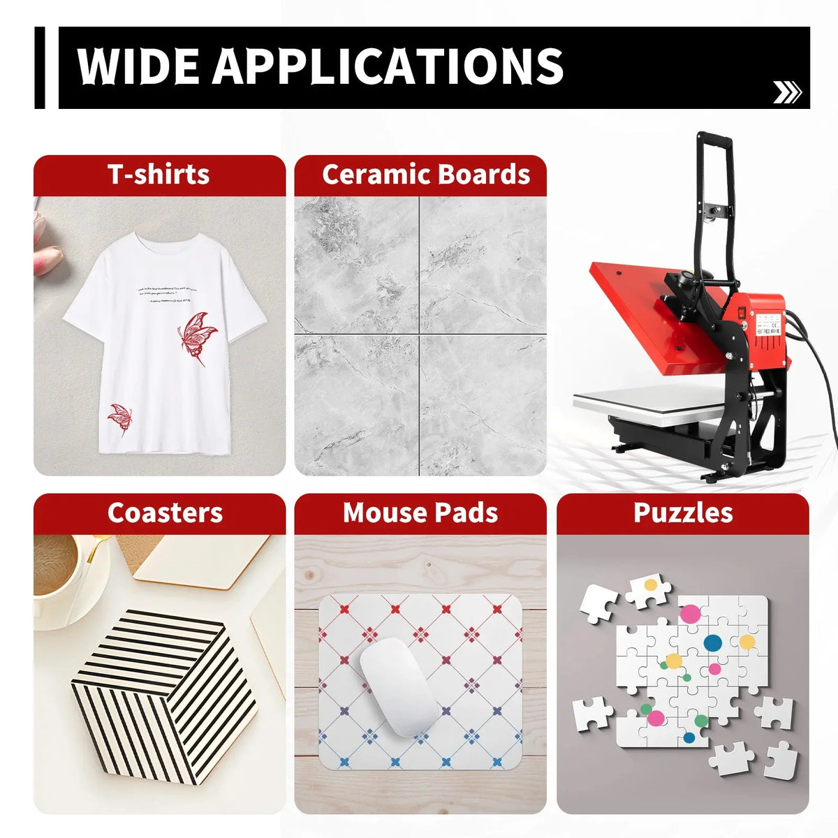 16x20 Slide Out Auto Open Heat Press Machine Clamshell Slide Out Base T-Shirt