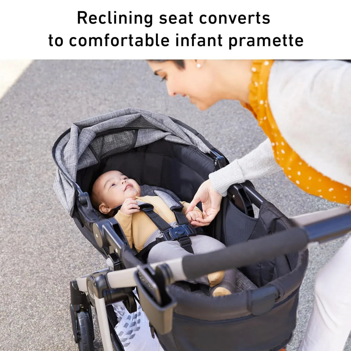 Modes Pramette Travel System | Stroller & Car Seat Combo | 3-In-1 Stroller Modes