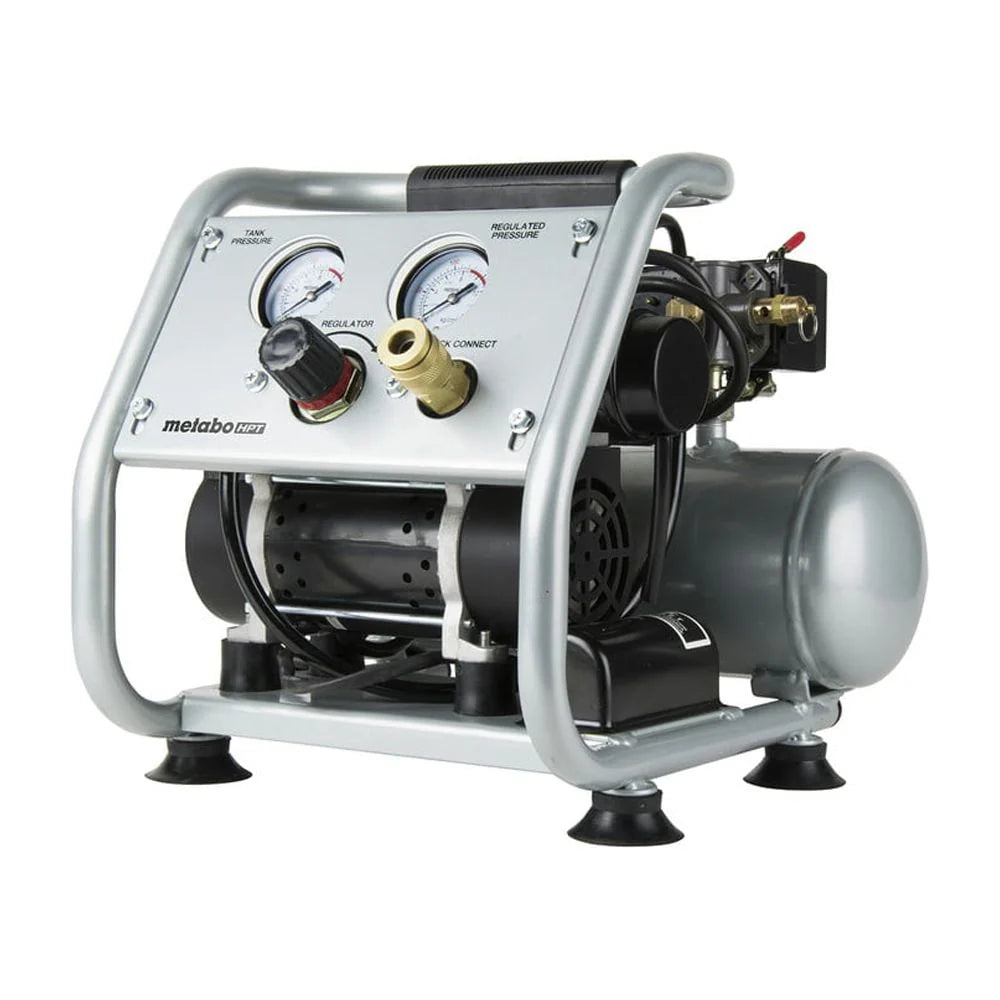 Metabo HPT EC28MM 1 Gallon Oil-Free Ultra Quiet Portable Air Compressor