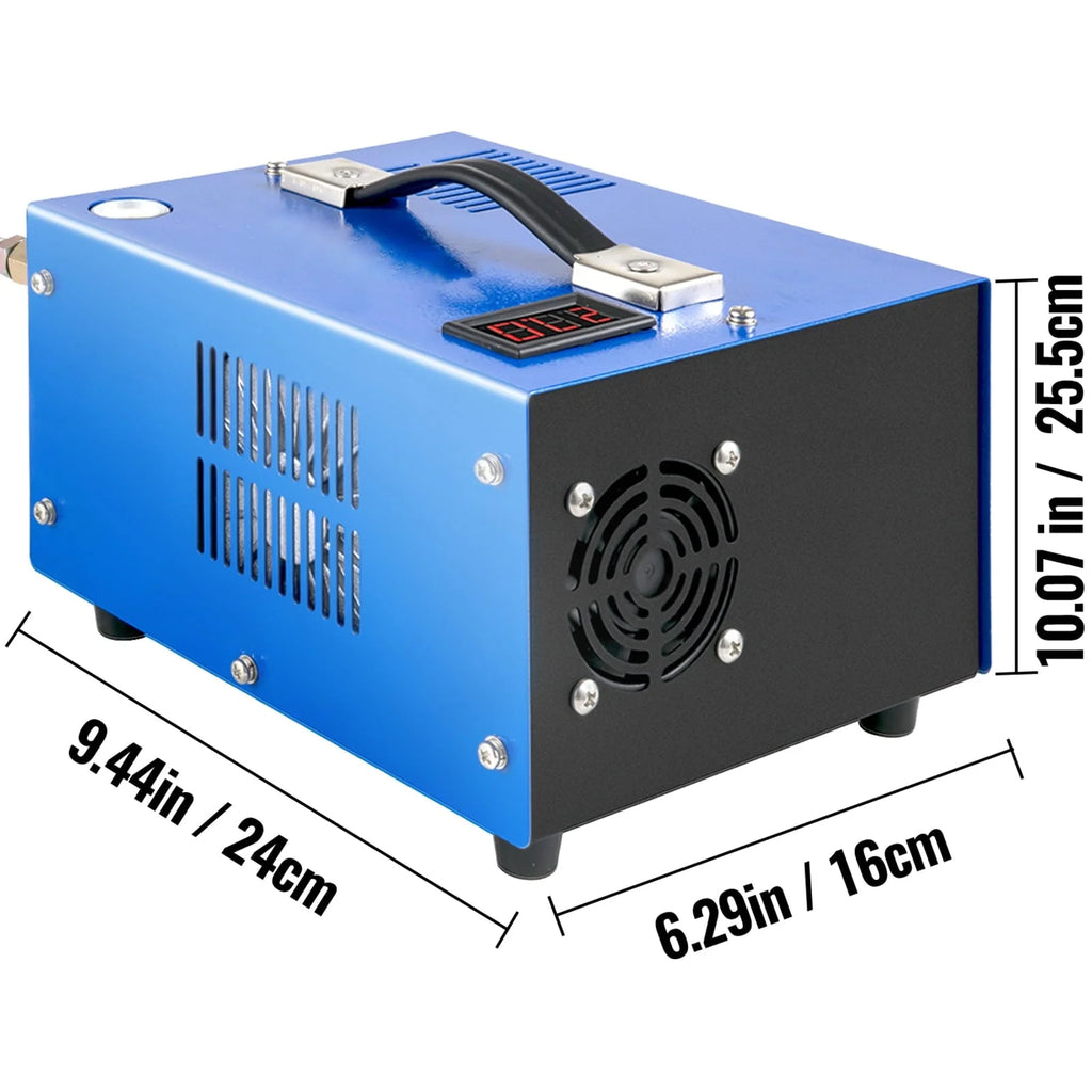 BENTISM PCP Air Compressor Scuba Compressor 4500PSI Manual-Stop 12V/110V w/Adapter