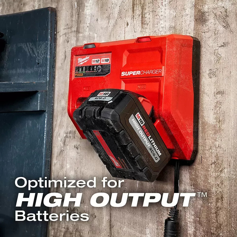 Milwaukee 48-59-1811 M12/M18 Durable Dual Battery Super Charger