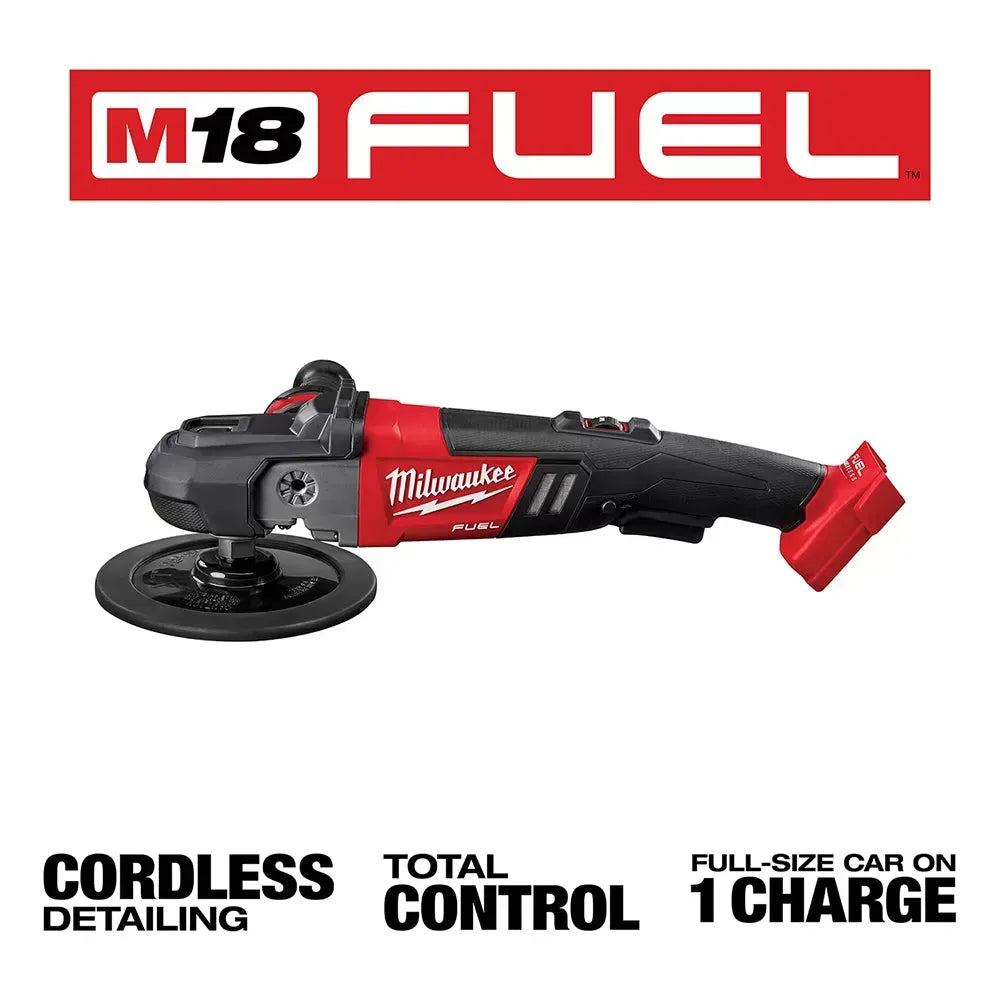 Milwaukee 2738-20 M18 18V FUEL 7” Cordless Lithium-Ion Polisher - Bare Tool