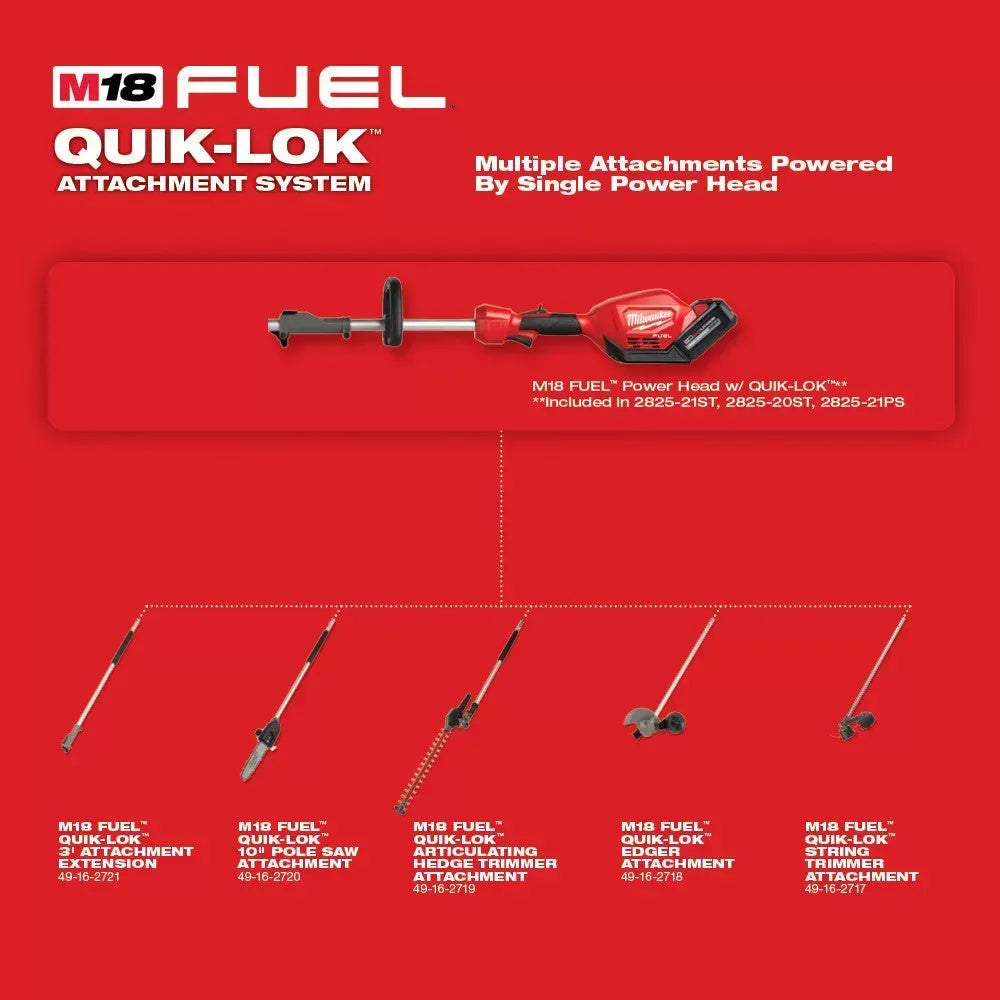 Milwaukee 2825-21KIT M18 FUEL Cordless Quik-Lok Attachment Kit
