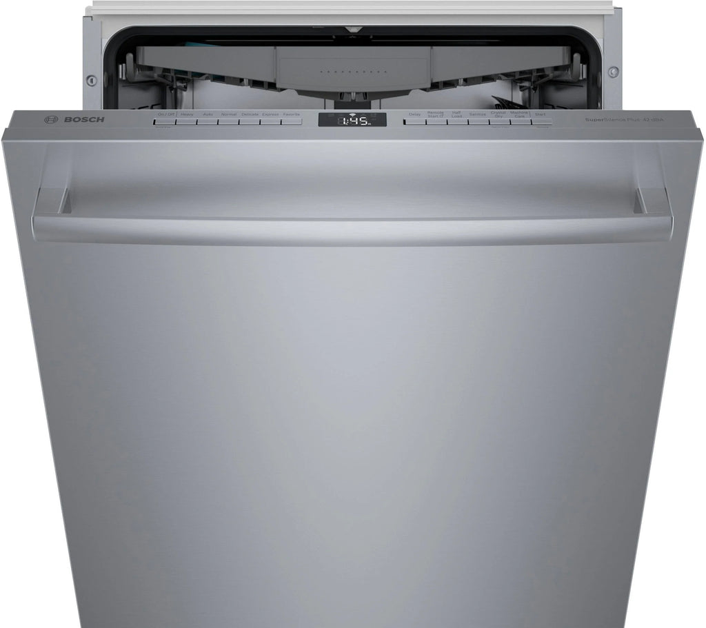 Bosch - 800 Series 24 Top Control Smart Built-In Dishwasher with 3rd Rack and 42 dBA - Silver