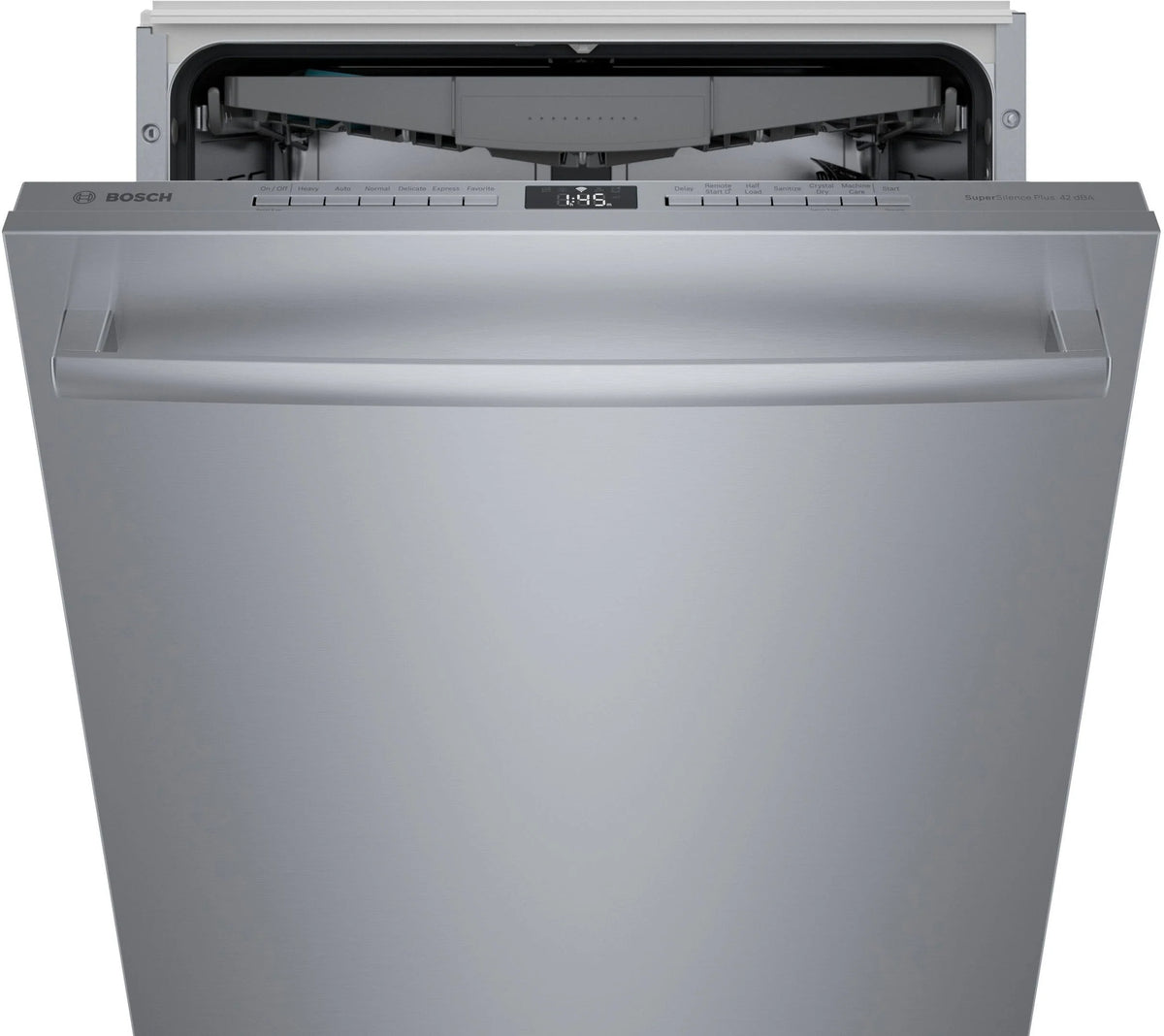 Bosch - 800 Series 24 Top Control Smart Built-In Dishwasher with 3rd Rack and 42 dBA - Silver