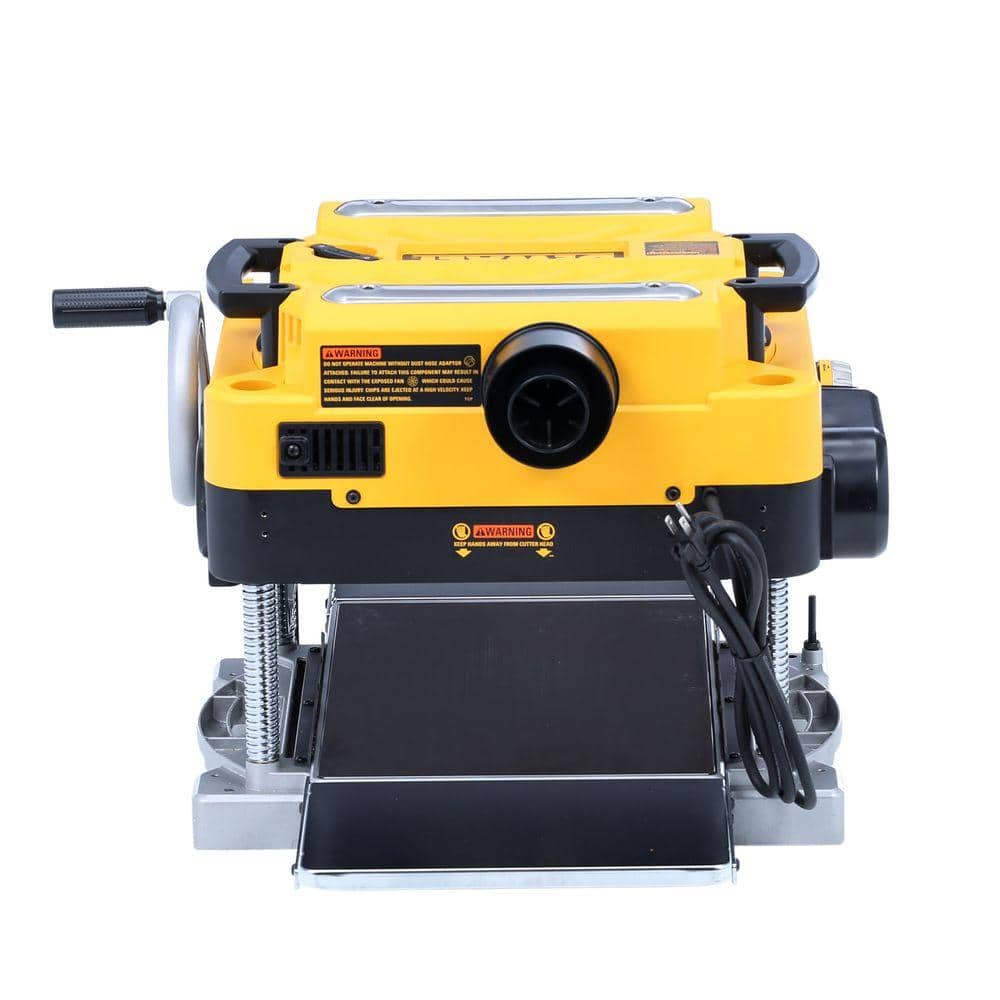 15 Amp Corded 13 in. Heavy-Duty 2-Speed Thickness Planer with (3) Knives, In Feed Table and Out Feed Table DW735X