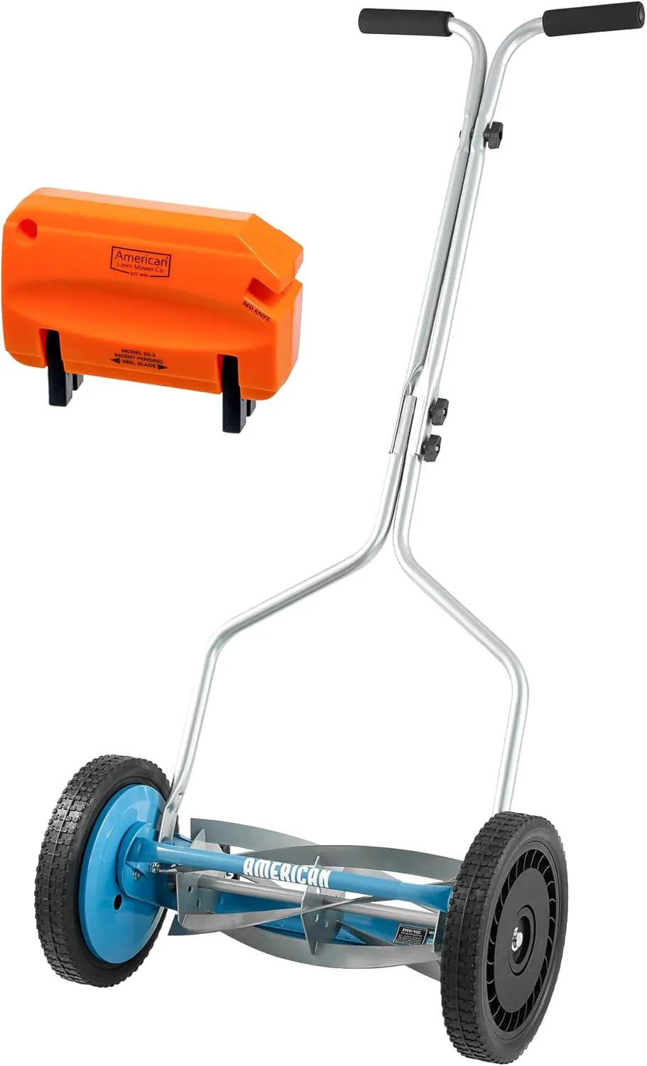 American Lawn Mower Company 20-Inch 5-Blade Walk Behind Reel Mower with Grass Catcher