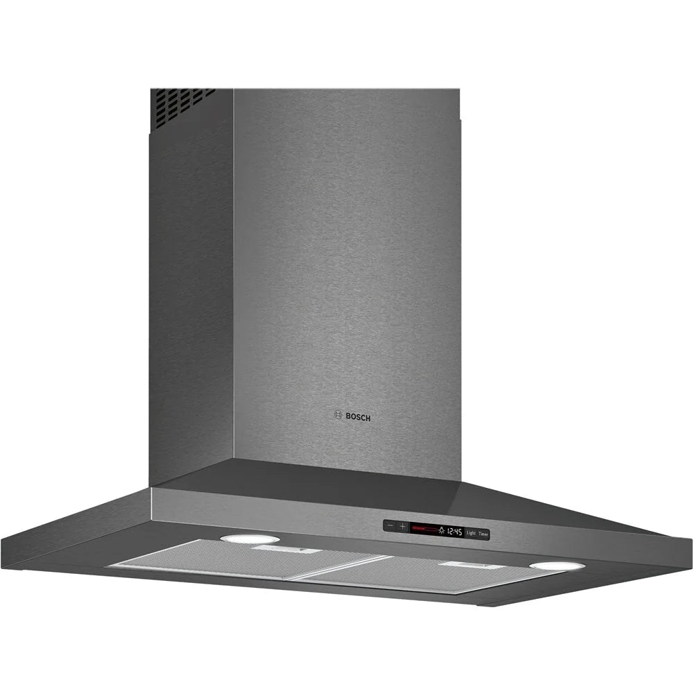 Bosch - 800 Series 30 Convertible Range Hood - Black stainless steel