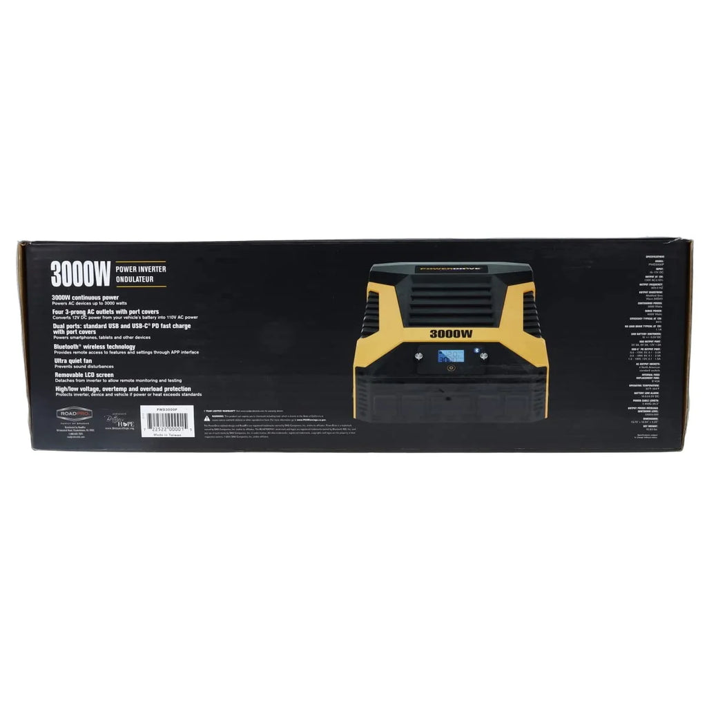 PowerDrive PWD3000P 3000 Power Inverter