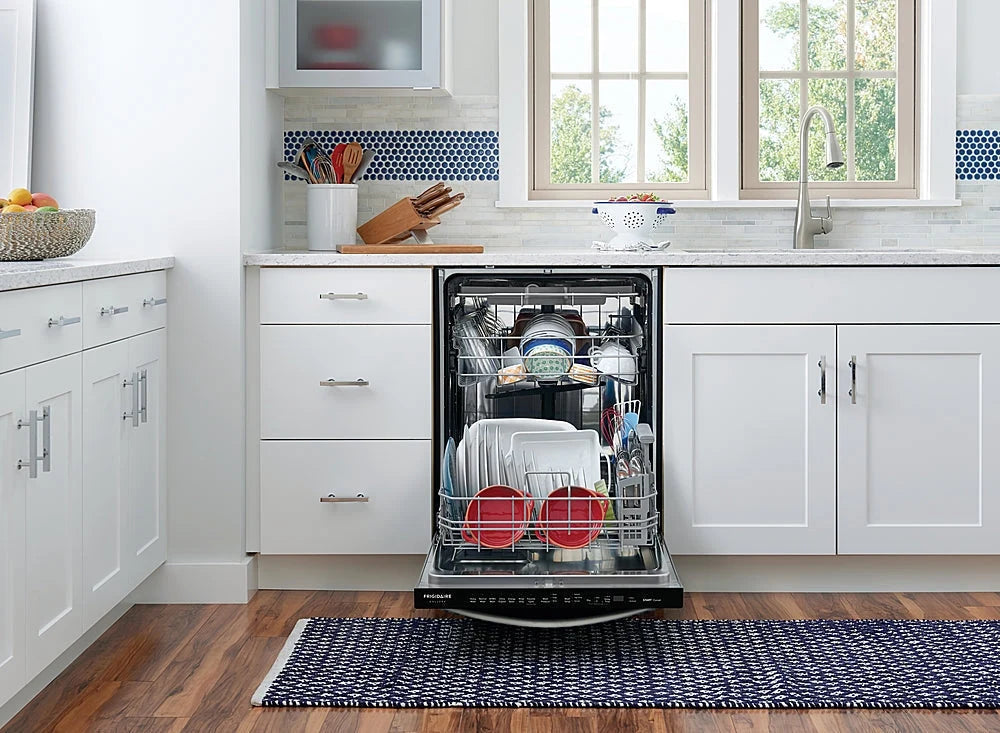 Frigidaire - Gallery 24 Top Control Tall Tub Built-In Dishwasher with Stainless Steel Tub - Stainless steel