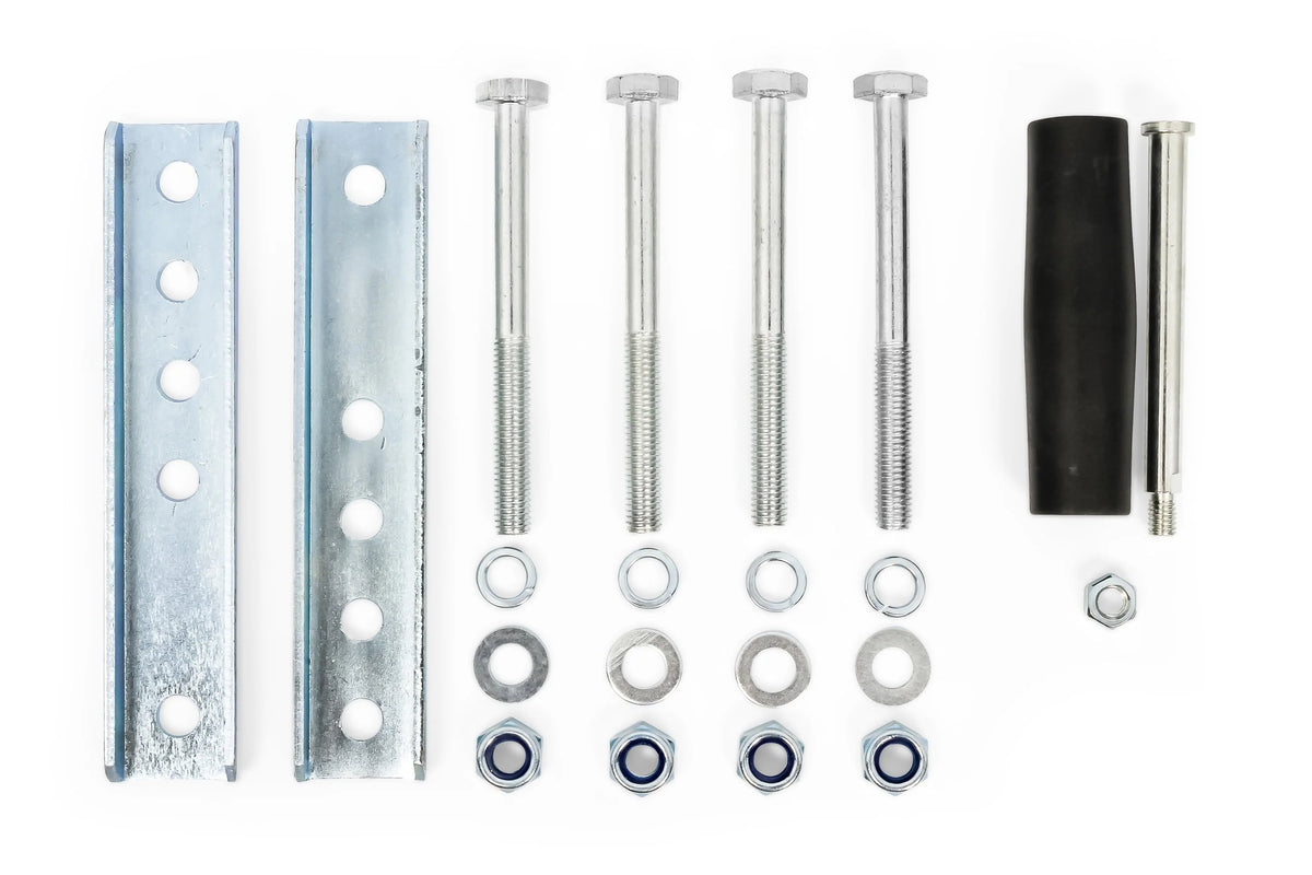 Camco Swivel Trailer Tongue Jack | Designed for Use with Boat and Utility Trailers | Zinc-Plated Steel, Silver (50010)