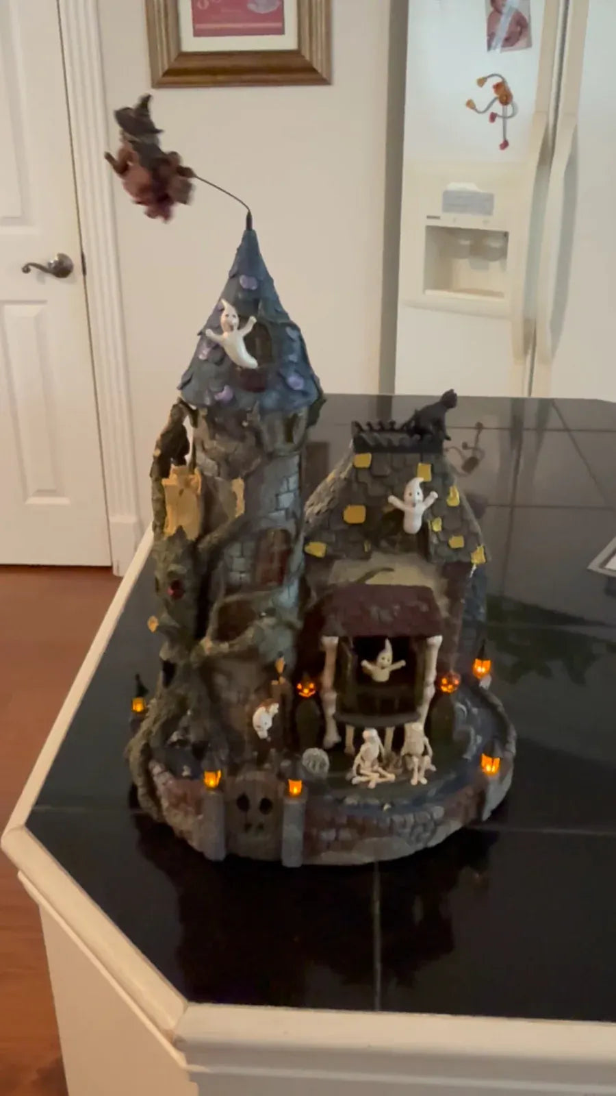 Spooky Animated Haunted House with Original Box & Lights Halloween Costco