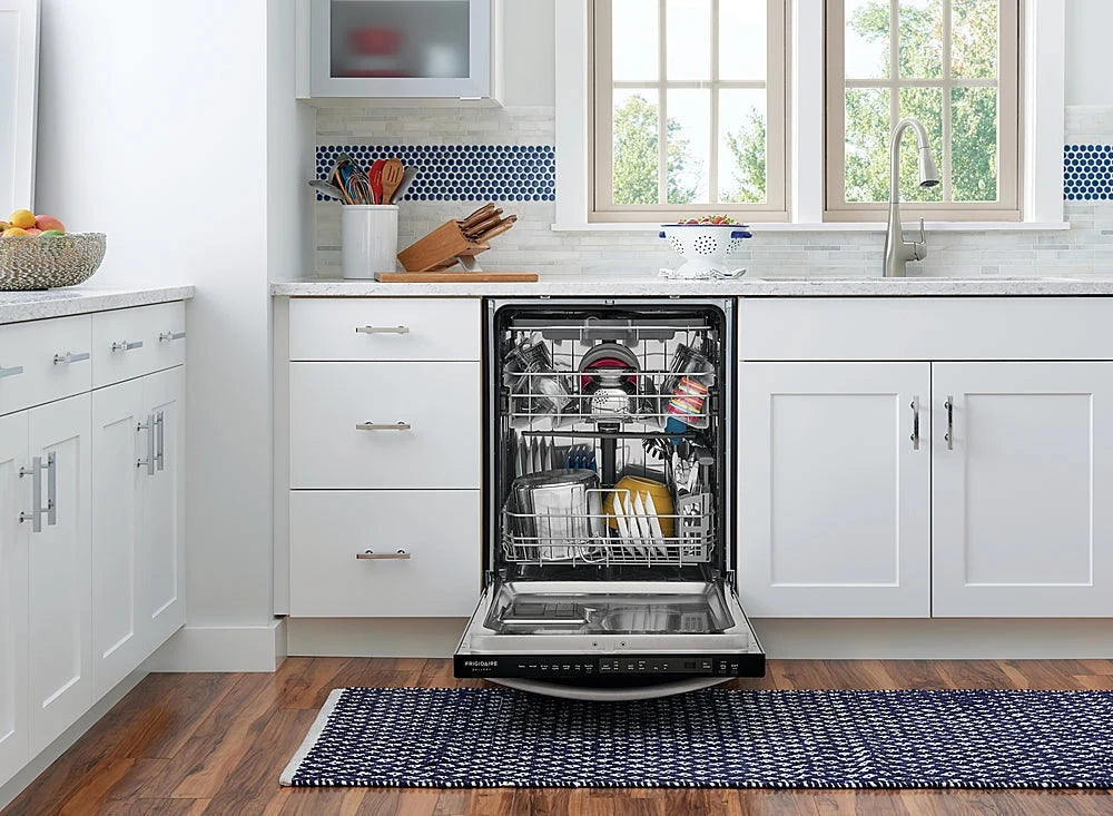 Frigidaire - Gallery 24 Top Control Tall Tub Built-In Dishwasher with Stainless Steel Tub - Stainless steel