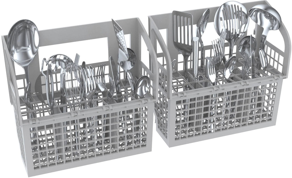 Bosch - 800 Series 24 Top Control Built-In Dishwasher with CrystalDry, Stainless Steel Tub, 3rd Rack, 42 dBa - Stainless steel