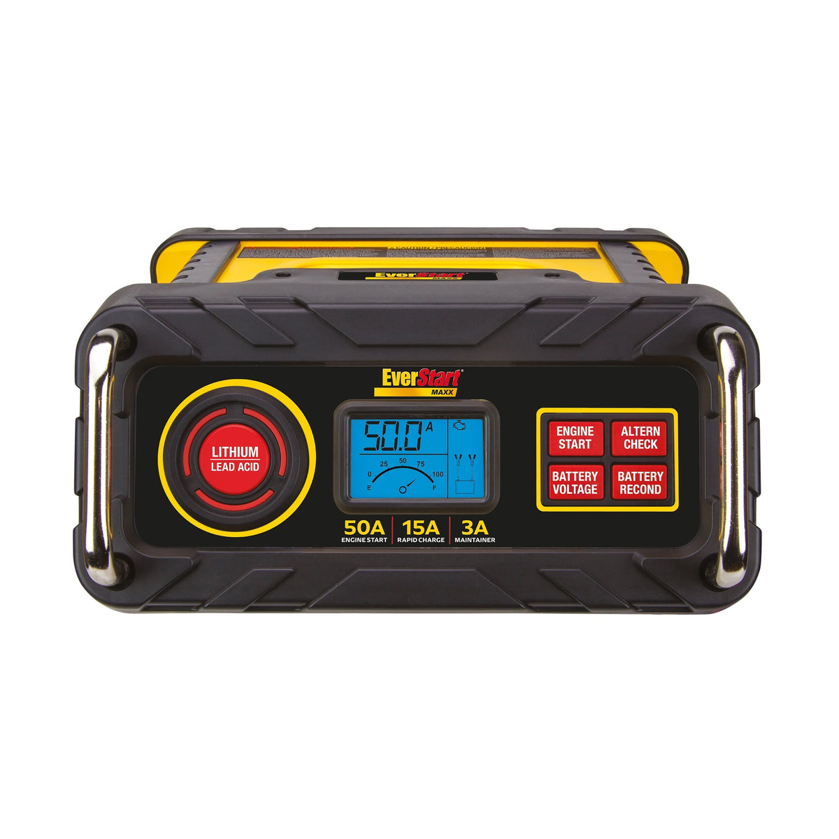 Everstart Maxx 15 Amp Automotive Battery Charger with 50 Amp Engine Start (BC50BE)-New
