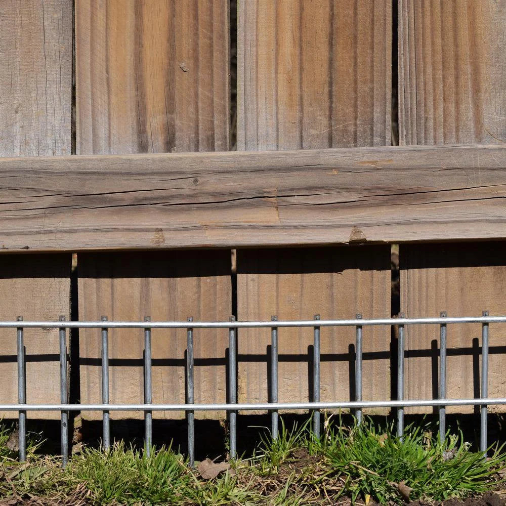 Dig Defence 5 Pack No-Dig XL Animal Barrier Fence for Max Protection 15 L x 24 W Galvanized Steel