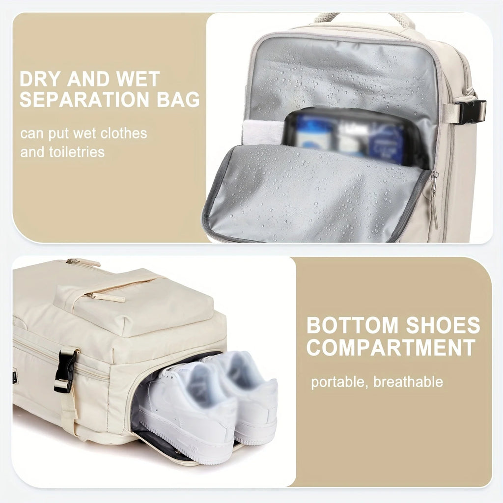 Multi-Pocket Travel Backpack
