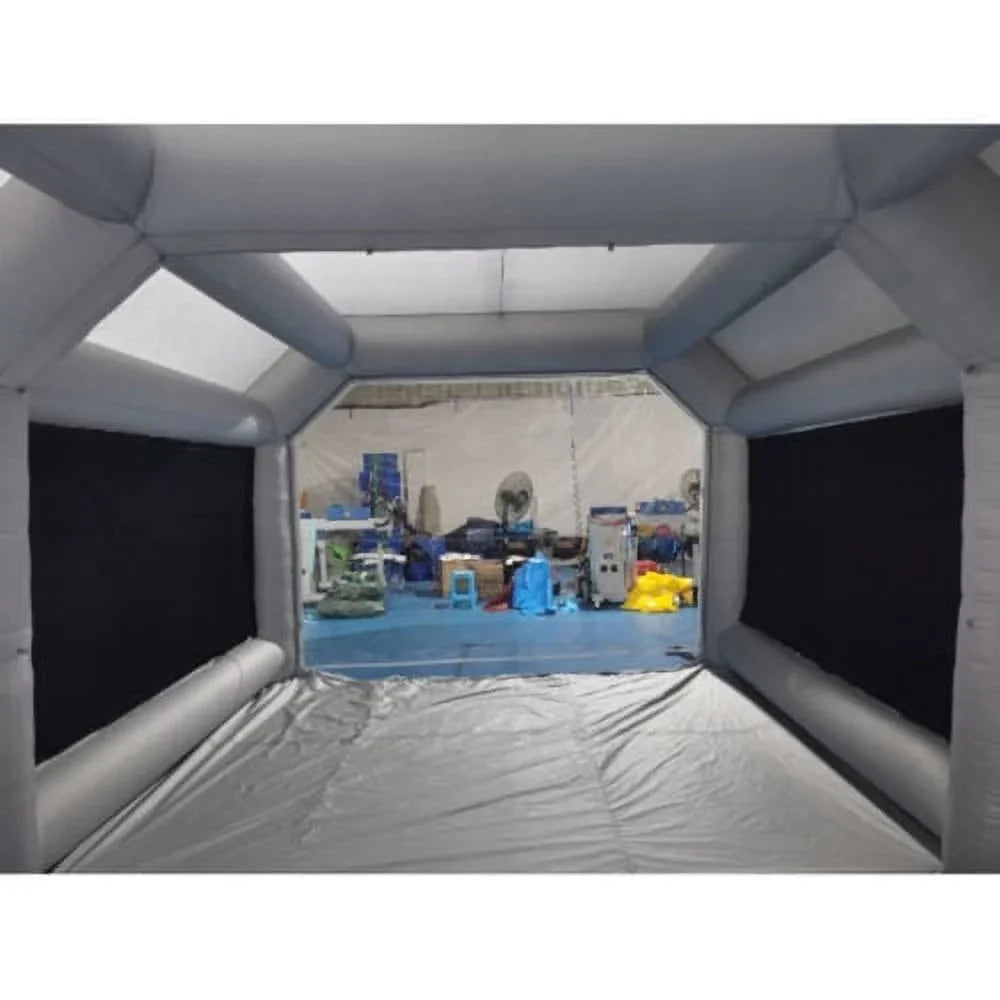 Inflatable Paint Spray Booth Car Painting Work Tent Filter System 26*15*10Ft