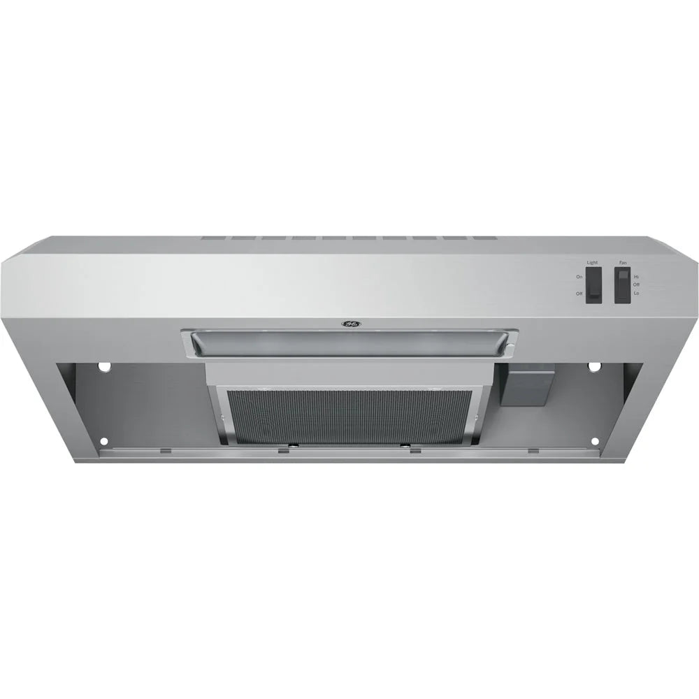 GE - 24 Convertible Range Hood - Stainless steel