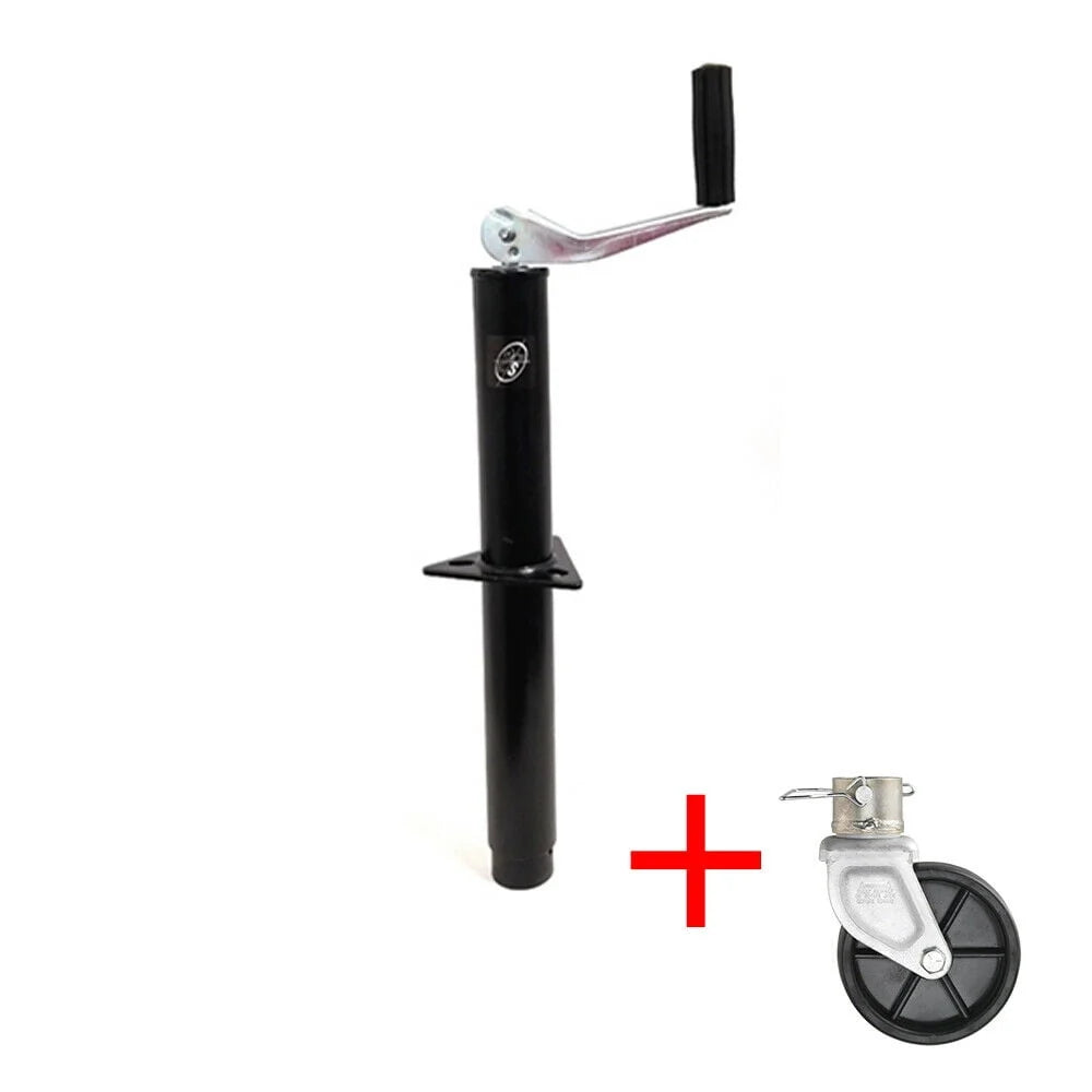 Southwest Wheel 5,000 lbs top wind RAM A-frame Trailer Jack w/ 6 Poly Caster wheel