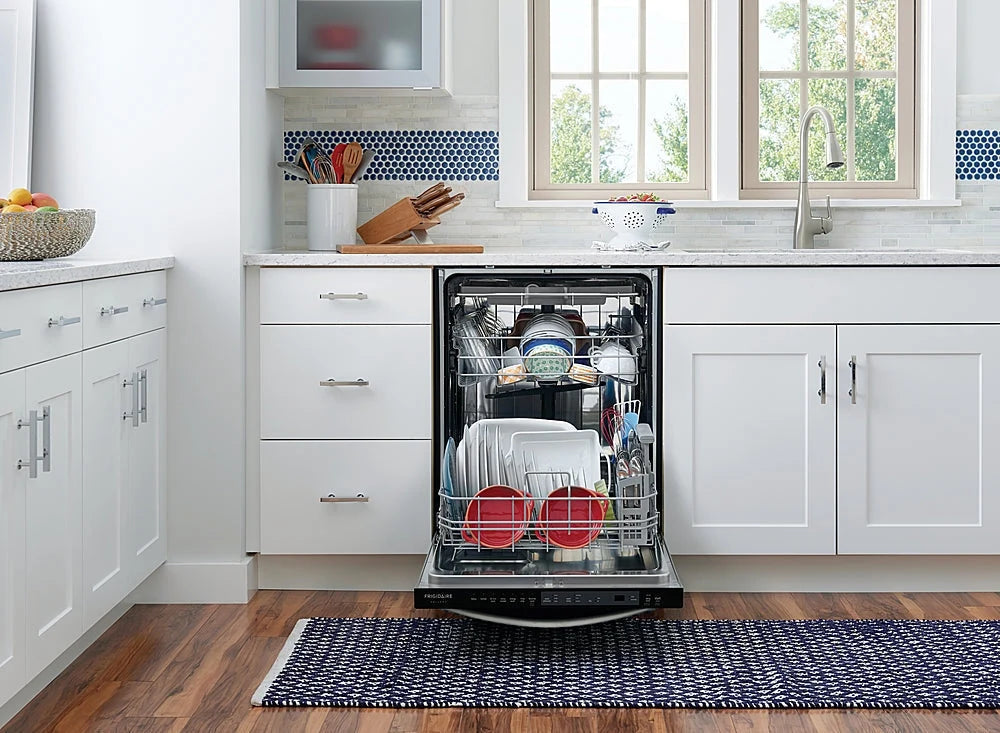 Frigidaire - Gallery 24 Top Control Tall Tub Built-In Dishwasher with Stainless Steel Tub - Stainless steel
