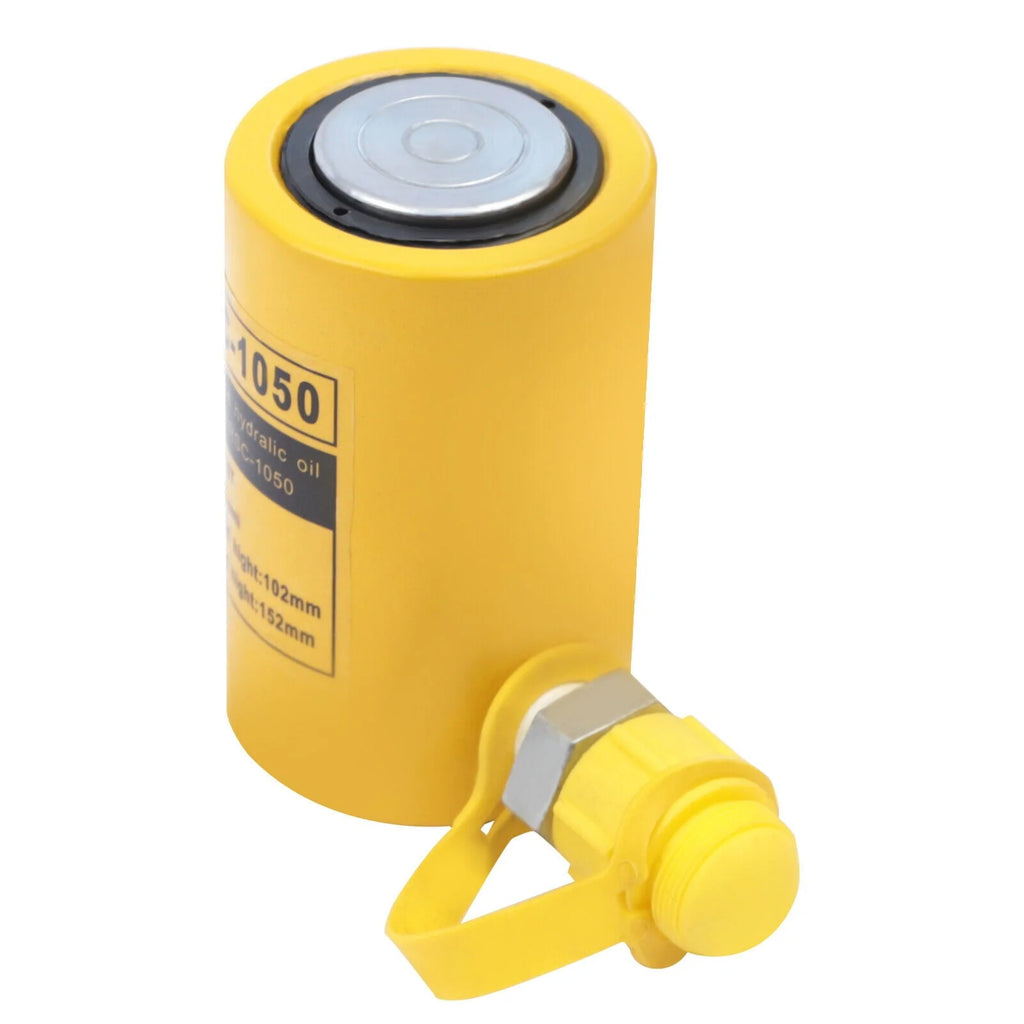 10T Hydraulic Cylinder Jack Low Profile Porta Power Ram RSC-1050 Single Acting 10T Hydraulic Ram Cylinder Jack with CP-180 Hydraulic Hand Pump for Machinery 10T Hydraulic Cylinder Ram Jack