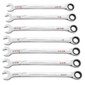 7 Piece 120Xp Universal Spline SAE XL Combination Wrench Set