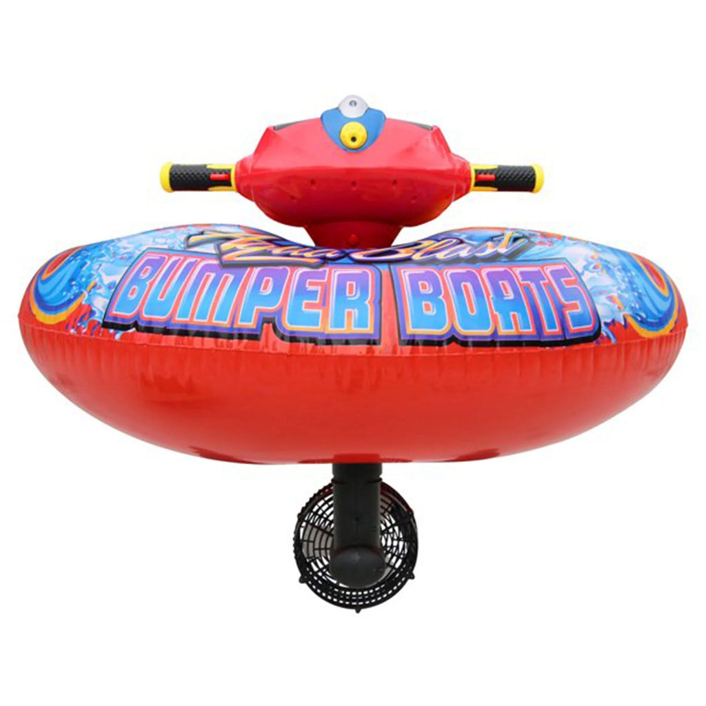 Banzai Aqua Blast Motorized Bumper Boat Inflatable Pool Float Water Toy, Red💝 Last Day For Clearance