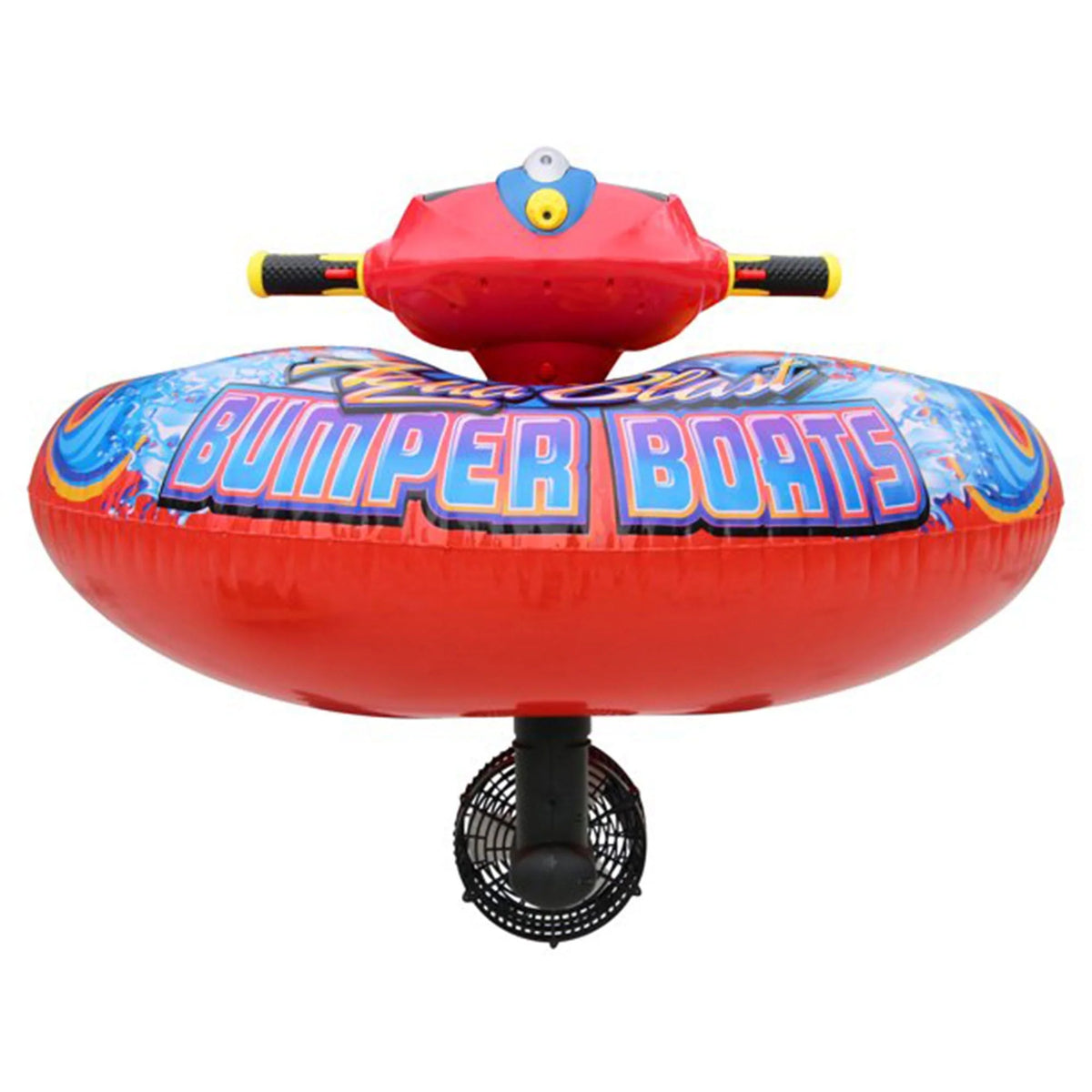 Banzai Aqua Blast Motorized Bumper Boat Inflatable Pool Float Water Toy, Red💝 Last Day For Clearance